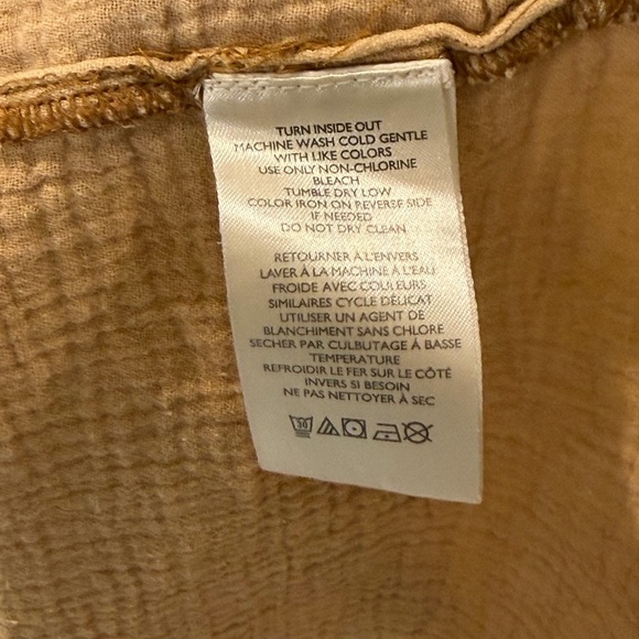 We The Free Summer Daydream Oversized Cotton Button Down Top Small NWOT - Picture 13 of 14